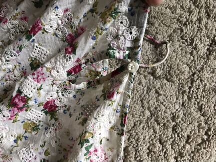 Хлопковый топик Topshop