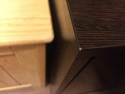 Тумба для обуви закрытая темная 85*35*53