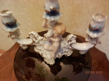 Фарфоровый подсвечник Румыния