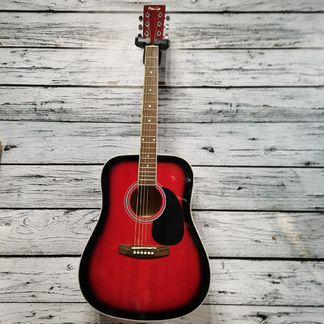 Акустическая гитара, цвет красный homag/R