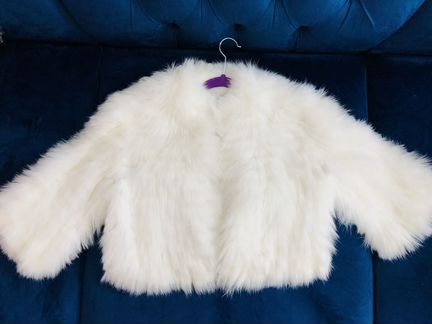 Свадебная шубка из меха кролика