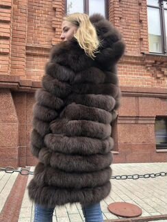 Шуба из песца