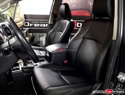 Кожаные сиденья салон T Land Cruiser Prado 150