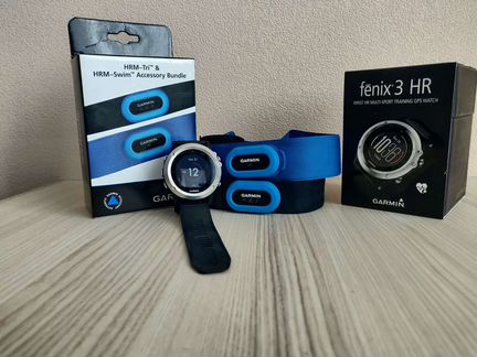 Garmin Fenix 3HR + Garmin HRM-Tri & HRM-Swim