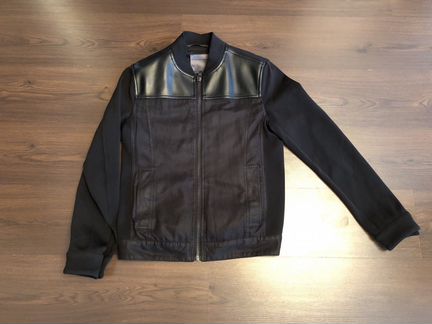 Zara лёгкая комбинированная куртка M