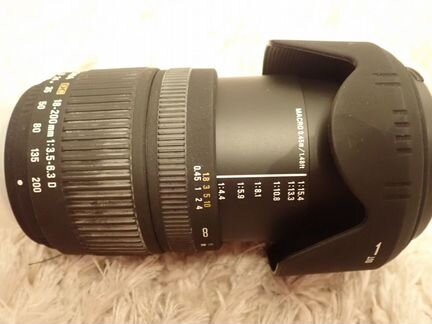 Объектив Sigma DC 18-200mm 1:3.5-6.3 D