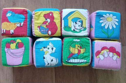 Мягкие кубики