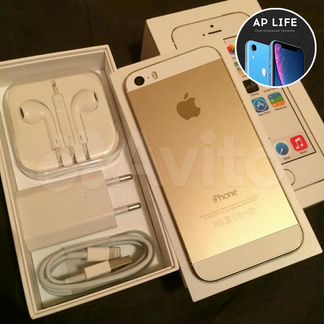 iPhone 5s, 32 гб, золотой, гарантия