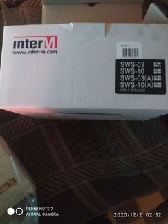SWS-03(I) Inter-M Громкоговоритель настенный, 3 Вт