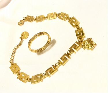 Набор Versace браслет и кольцо Italy