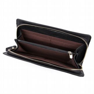 Мужская барсетка натуральная кожа черная 8069