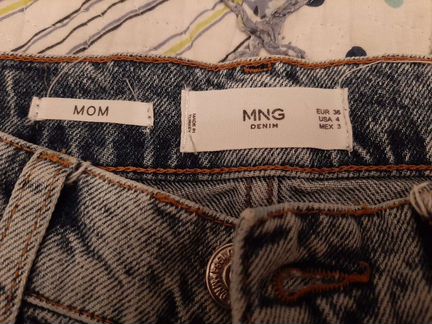 Джинсы mango mom