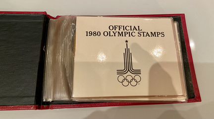 Набор монет СССР 1976 +Альбом c марками Олимпиады