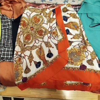 Юбка в модном платочном стиле