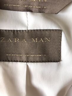 Белый мужской пиджак Zara Man
