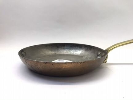 А1258 Винтажная сковорода, медь, бронза, Германия