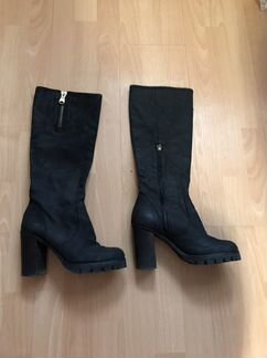 Сапоги осенние кожа