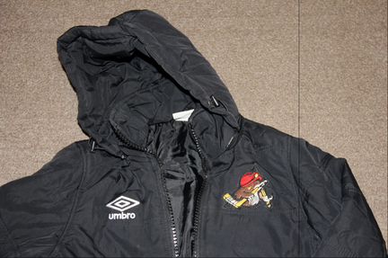 Зимняя куртка пуховик Umbro на 8-10лет