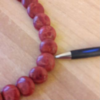 Бусы коралл