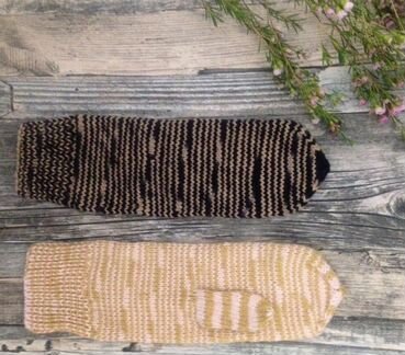 Варежки из кашемира missoni, ручная работа