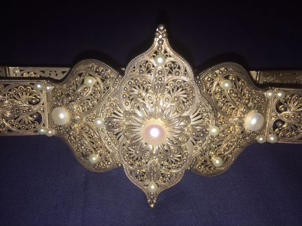 Кавказский свадебный пояс ручной работы