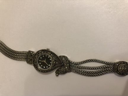 Часы серебряные