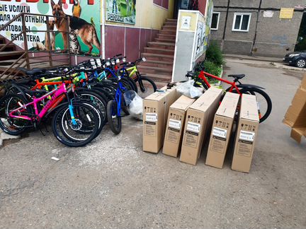 Велосипеды в Черногорске новые много