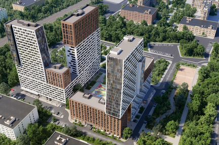 2-к квартира, 61.8 м², 13/27 эт.