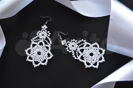 Свадебные серьги