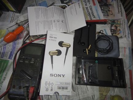 Sony XBA-100 арматурные наушники