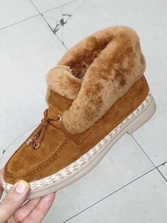 Меховые полуботиночки