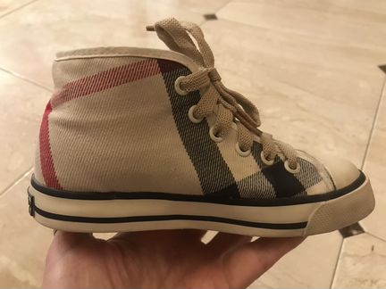 Кеды Burberry оригинал, р-р 27