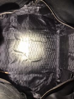 Кожаная дорожная сумка Hugo Boss