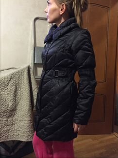Пальто на синтепоне черное