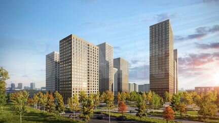 2-к квартира, 57.3 м², 6/21 эт.