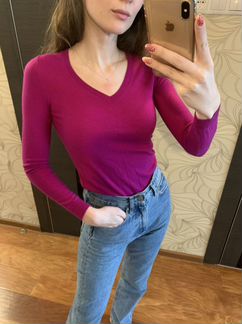 Кашемировый свитер XS Massimo Dutti