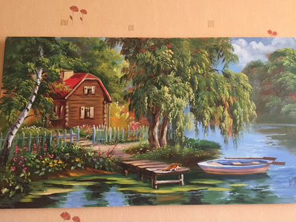 Холст. Картина маслом 
