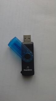 Картридер USB 2.0 Ginzzu GR-412B
