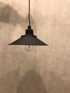 Светильник подвесной Лофт чёрный матовый