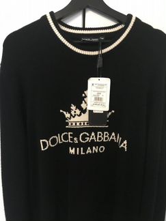 Новый Cвитер оригинал Docle Gabbana Кашемир 52
