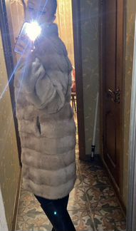 Шуба норковая поперечная