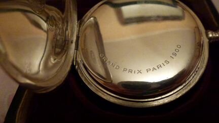 Очень редкие серебряные карманные часы Zenith