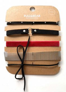 Чокеры Pull&Bear новый набор