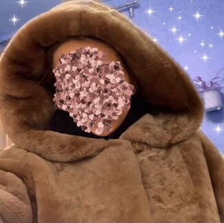 Шуба из мутона S-M размер