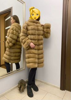 Шуба из куницы