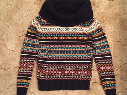 Свитер женский с широким воротом, размер 42/46