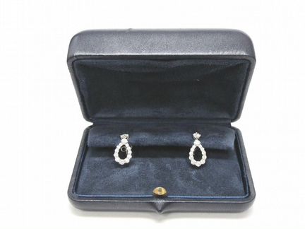 Золотые серьги 6 грамм 1.45 ct
