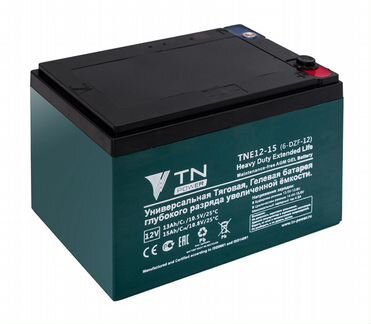 Аккумулятор гелевый TN-Power 6-DZM-12 (12В 18 Ач)