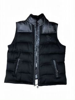 Чёрный кашемировый жилет Stefano ricci