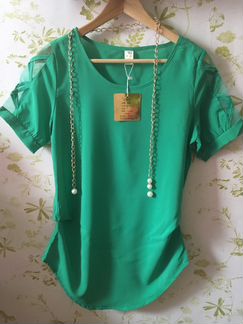 Туника зеленая новая